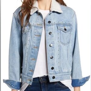 Rebecca Minkoff Clark Denim Jacket With Studs Sz XS